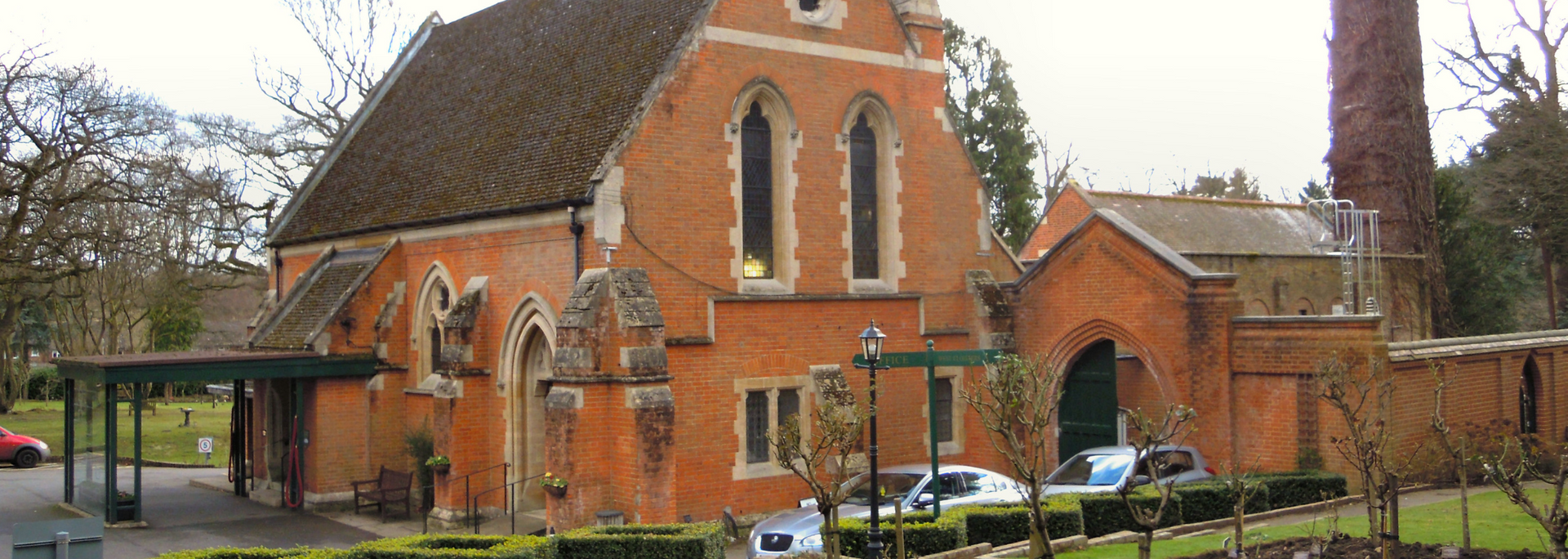 Picture of Woking Crematorium. Picture of Woking Crematorium.