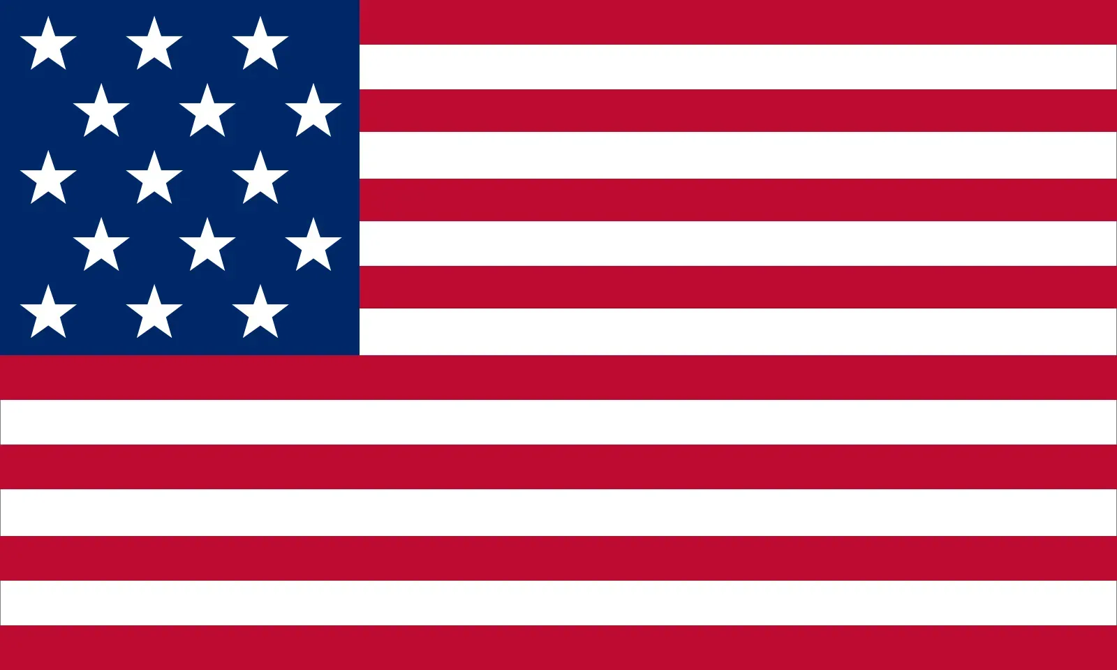 The flag of the united states of america is red , white and blue with white stars.