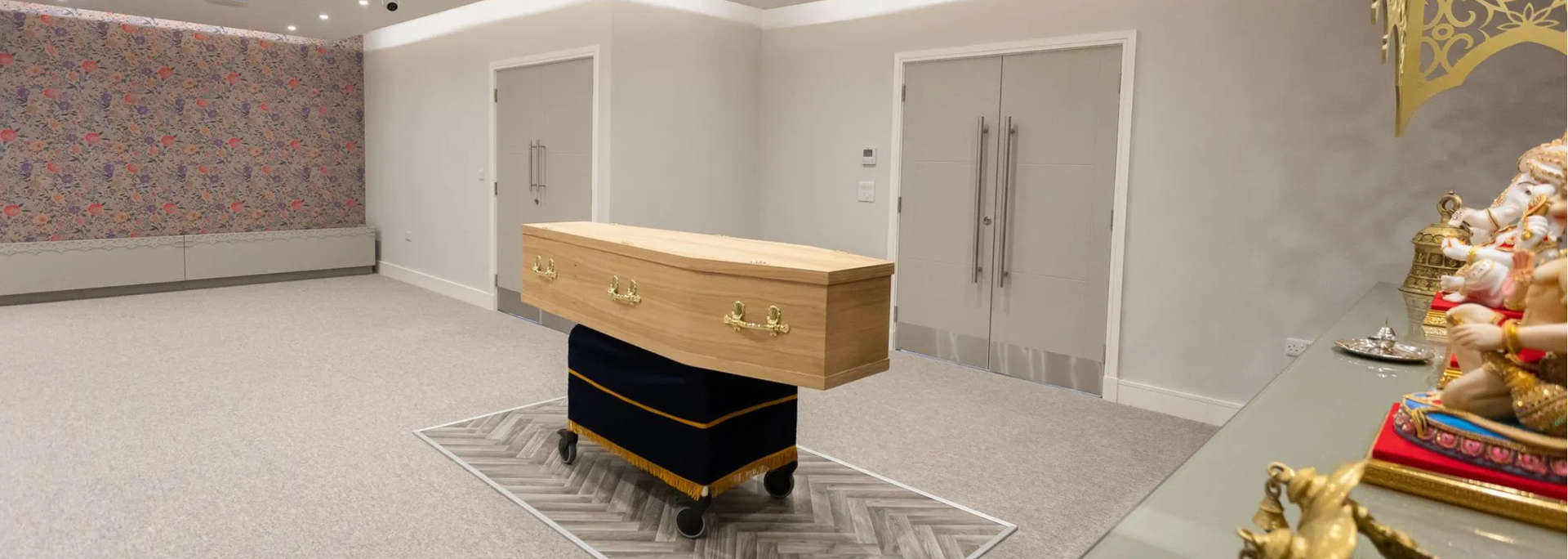 Picture of the chapel of rest. 