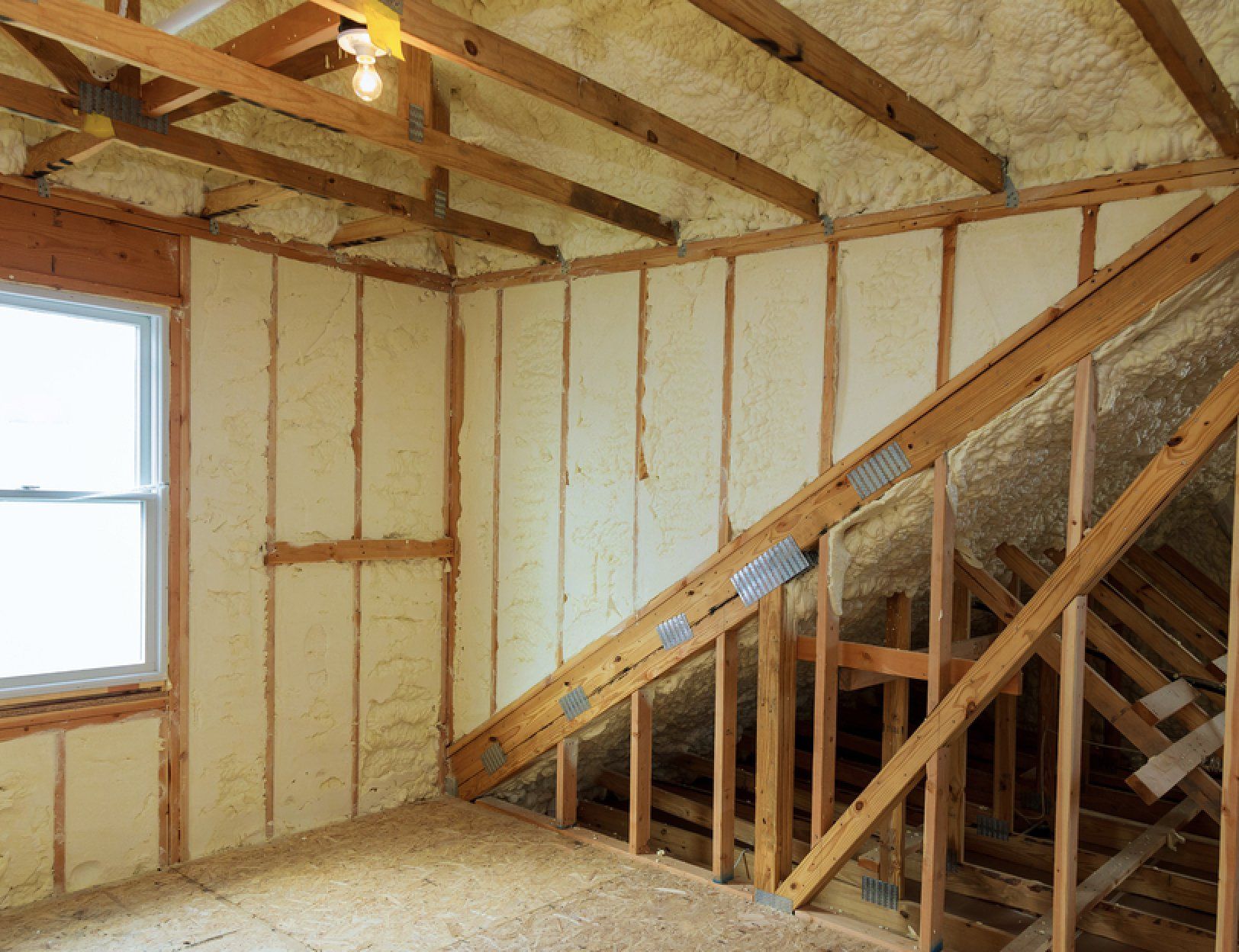 new Oshkosh home with spray foam insulation