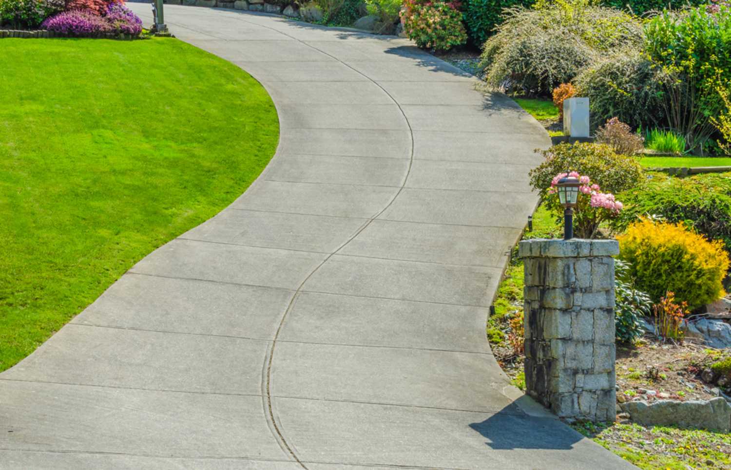 Custom Concrete Driveway — Structural Landscaping in Port Macquarie, NSW