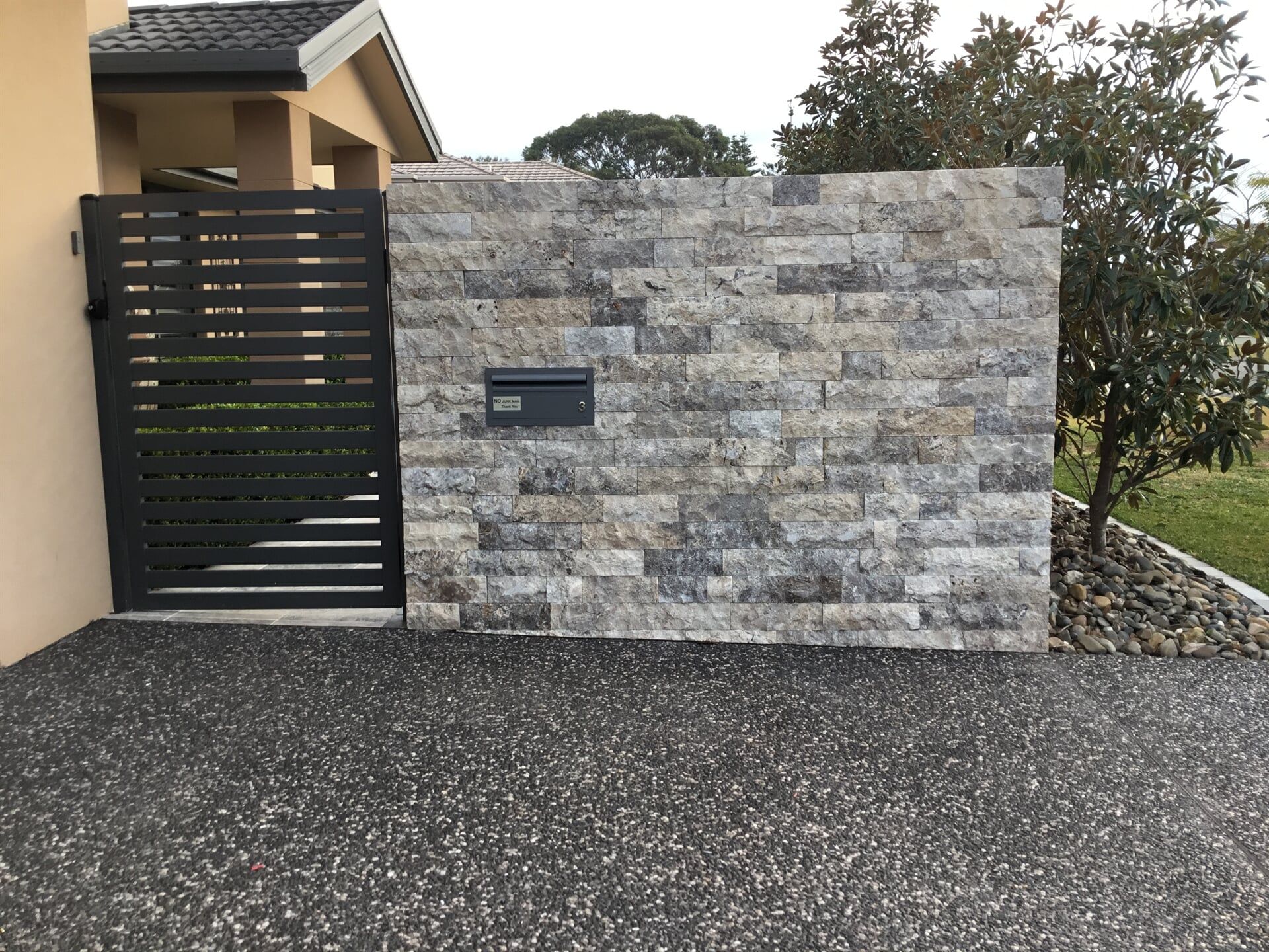 Brick Concrete Retaining Wall - Structural Landscaping in Port Macquarie, NSW