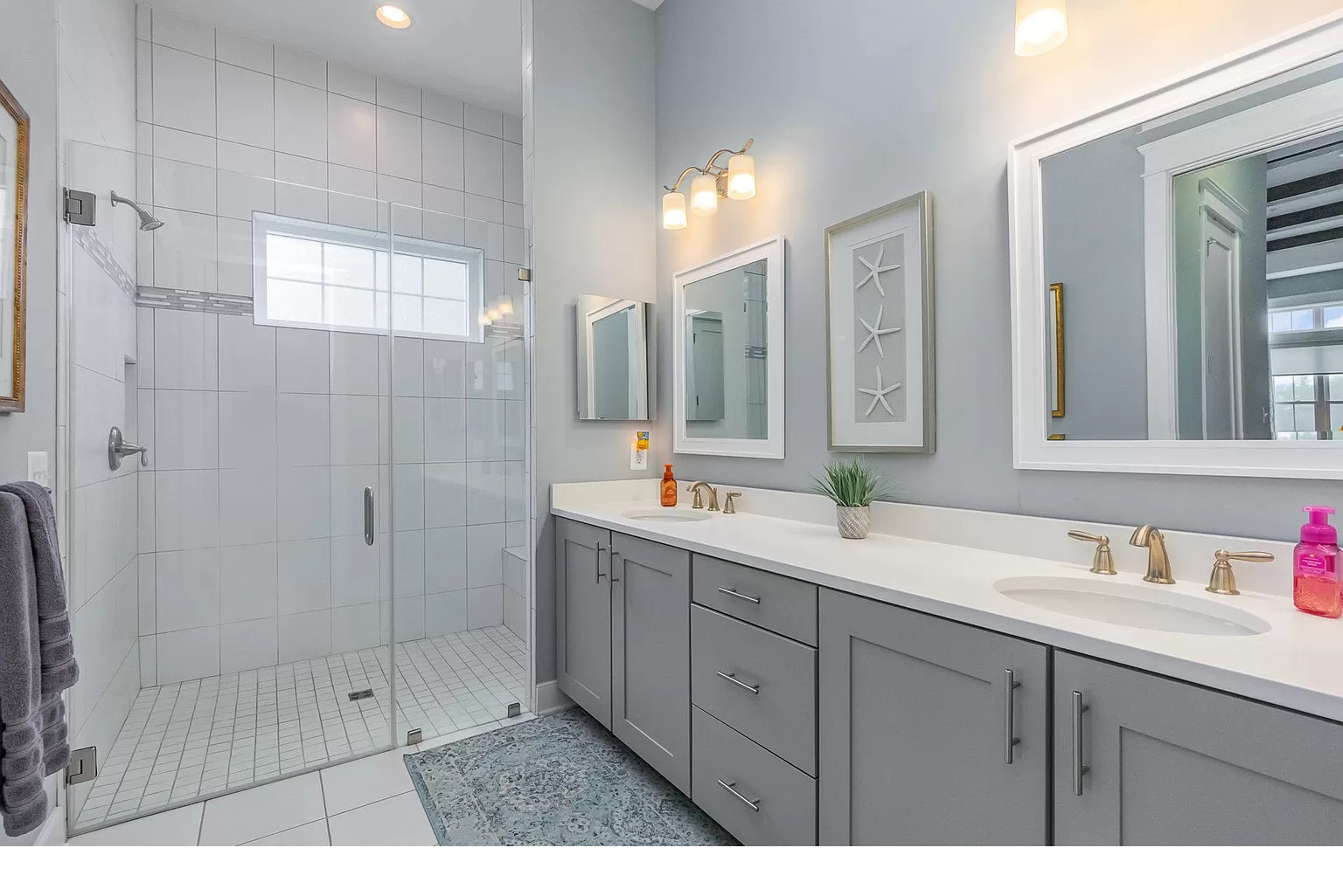 interior bathroom of a new home in Maryland