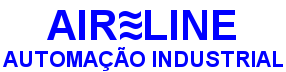 Um logotipo azul e branco para companhia aérea automação industrial