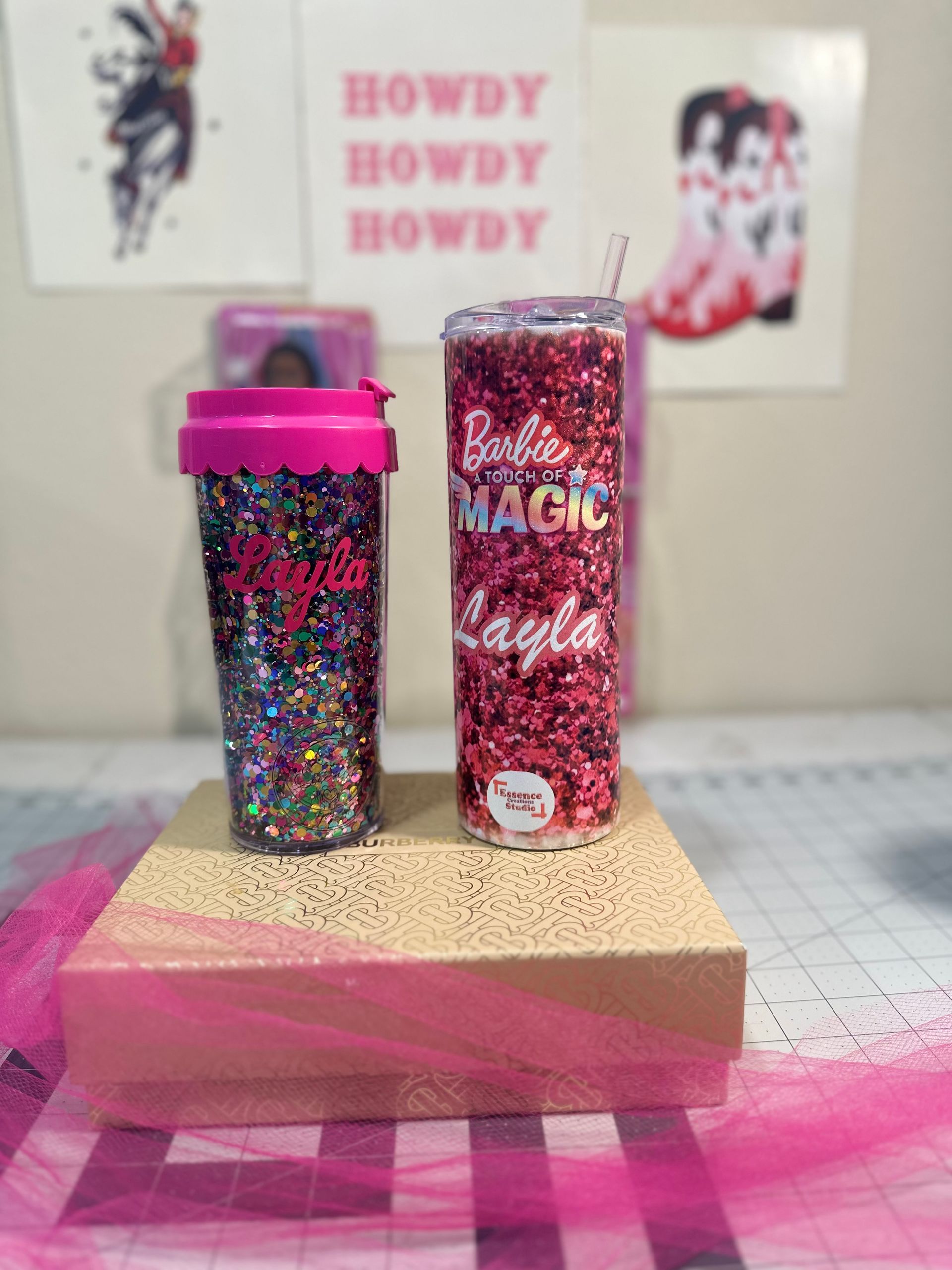 Custom Barbie Tumbler with name