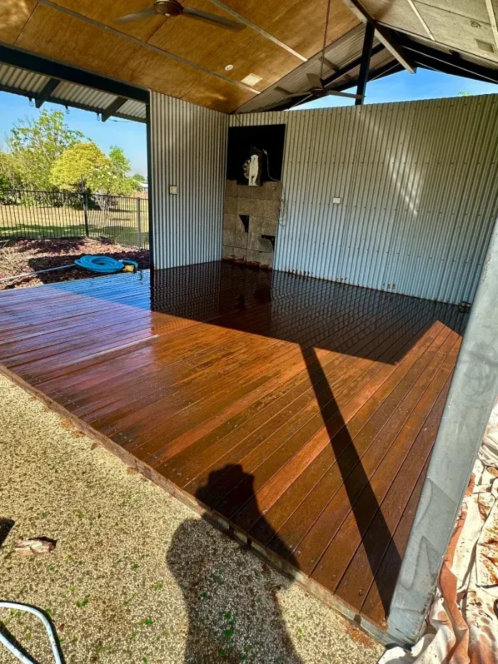 Newly Finished Wooden Deck — I Do It All in Caloundra, QLD