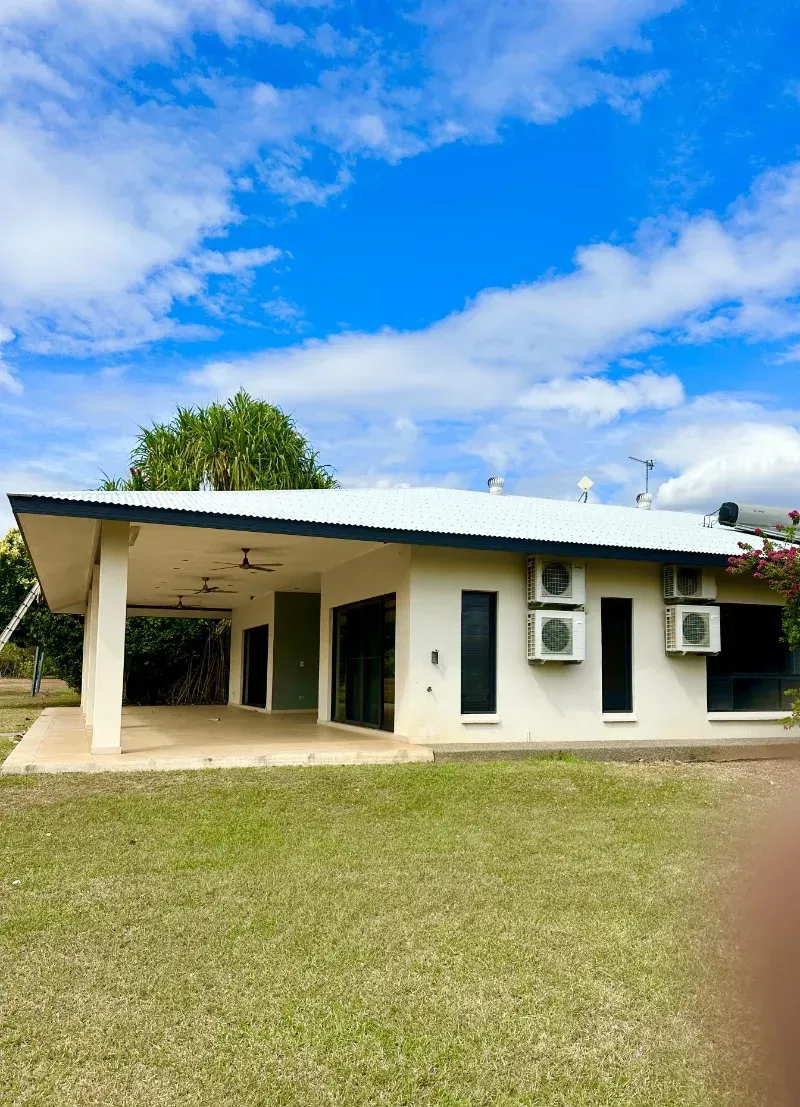A White House with A Large Open Patio — I Do It All in Caloundra, QLD