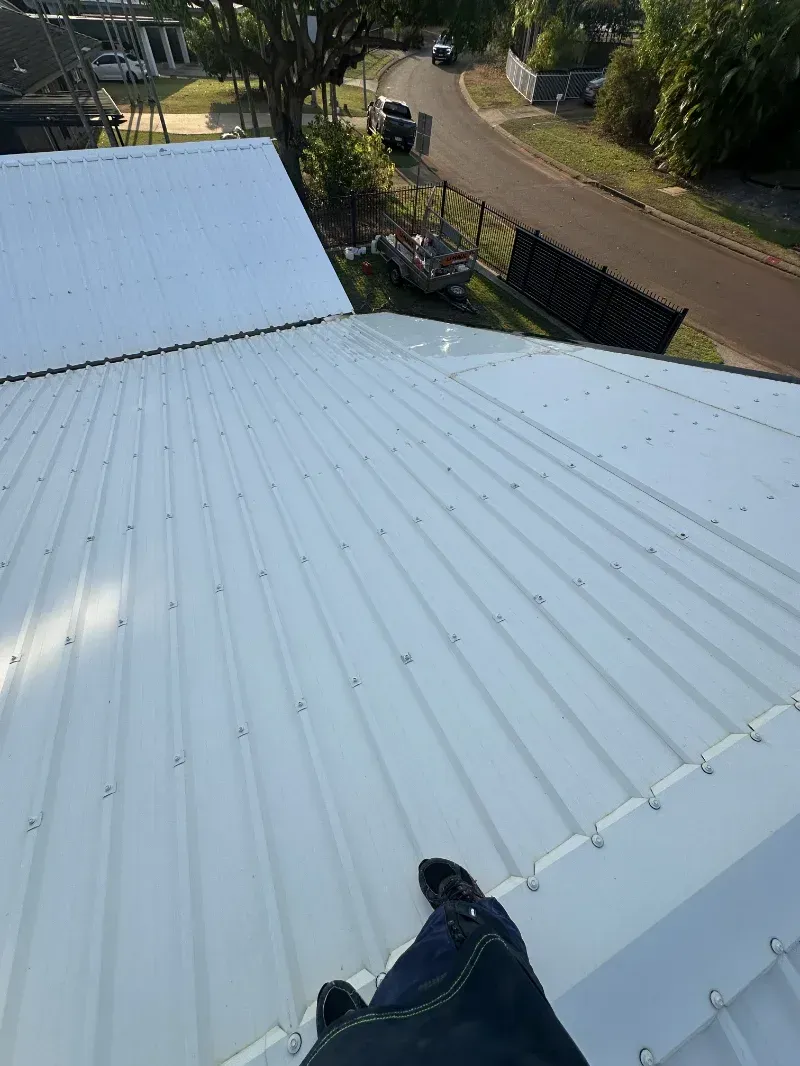 A White Metal Roof — I Do It All in Caloundra, QLD