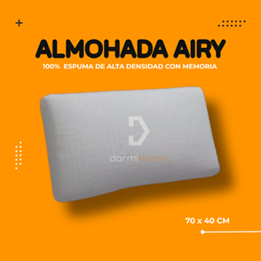 Una almohada que dice "almohada airy"