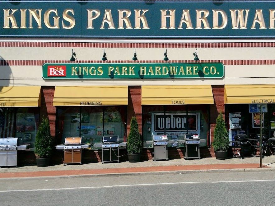 Kings park hardware has a weber storefront