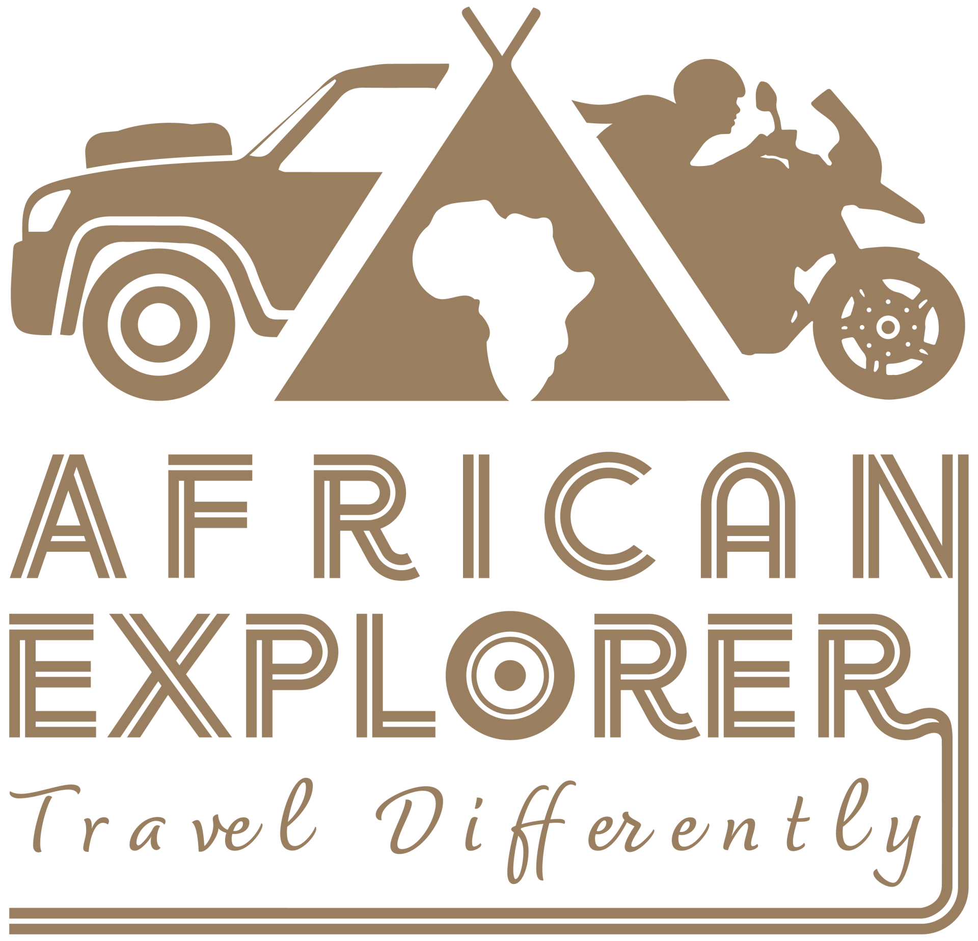 African explorer logo
