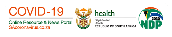 South african government coronavirus banner