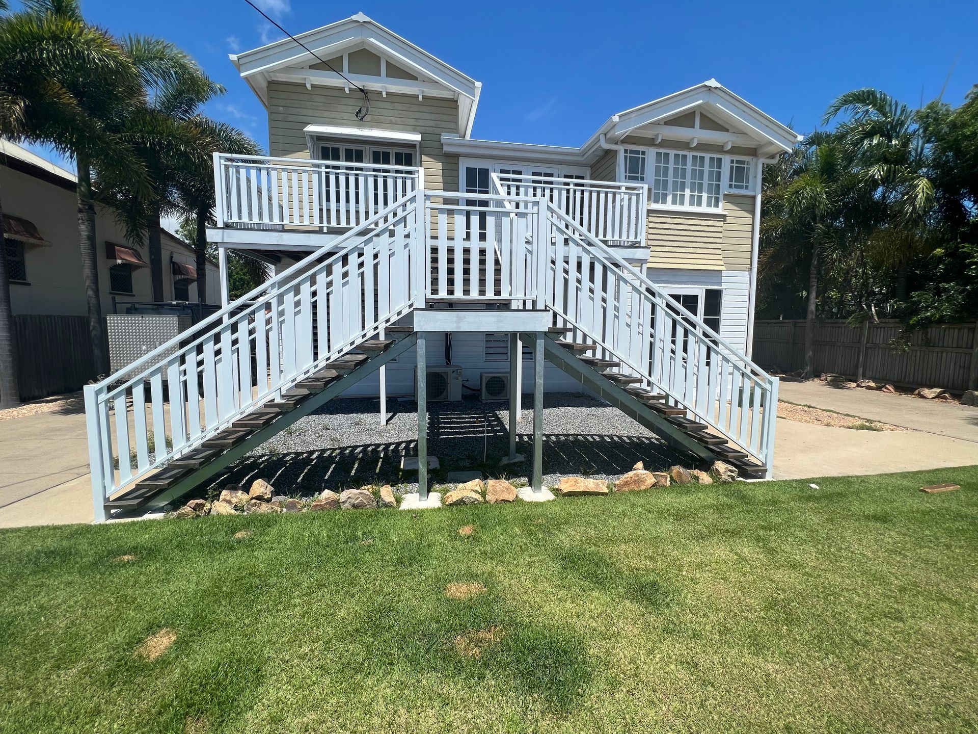 Emergency Staircase — Magnetic Steel Works and Galsteel Products in Townsville, QLD