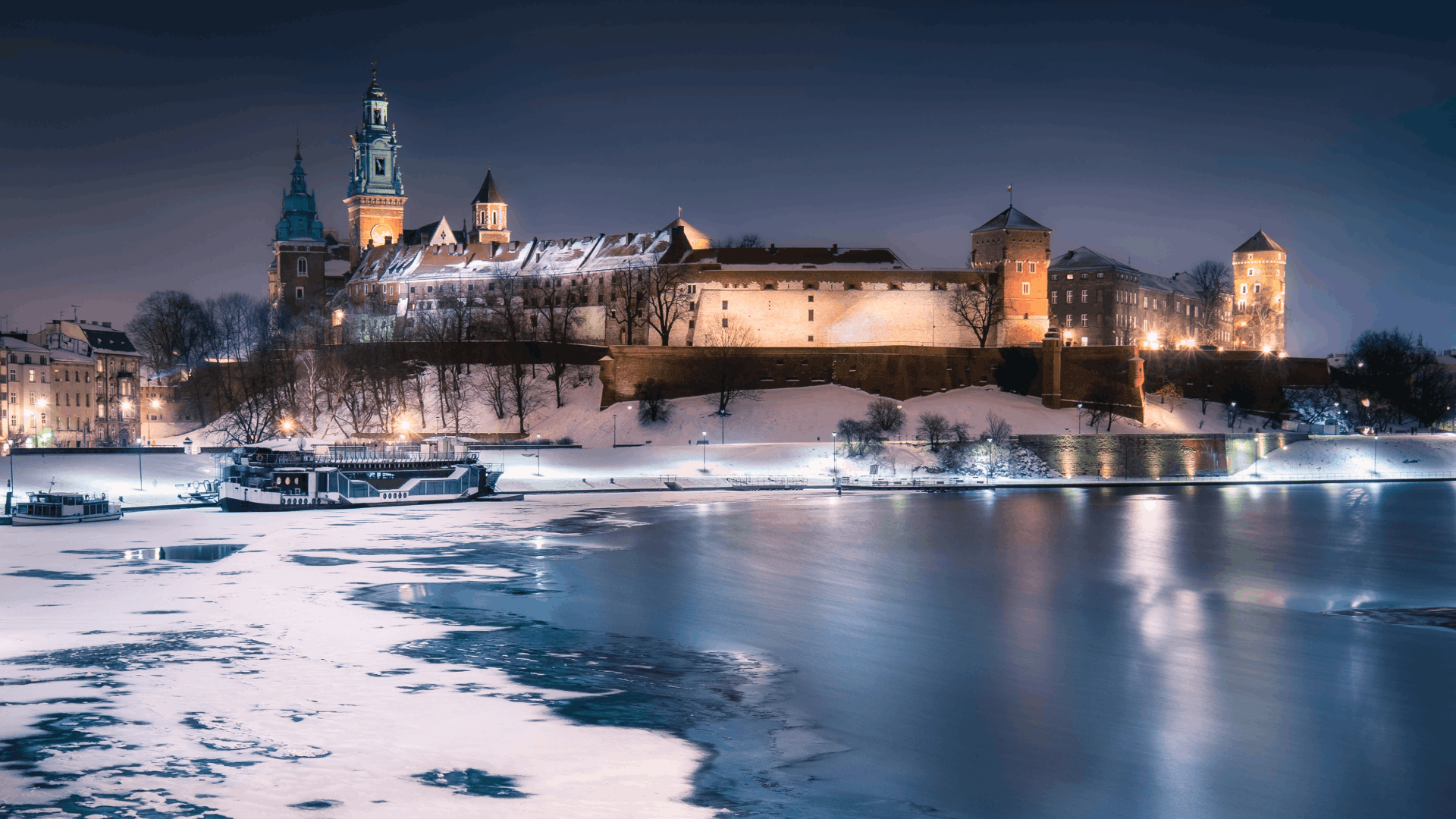 Wawel Castle - winter view 