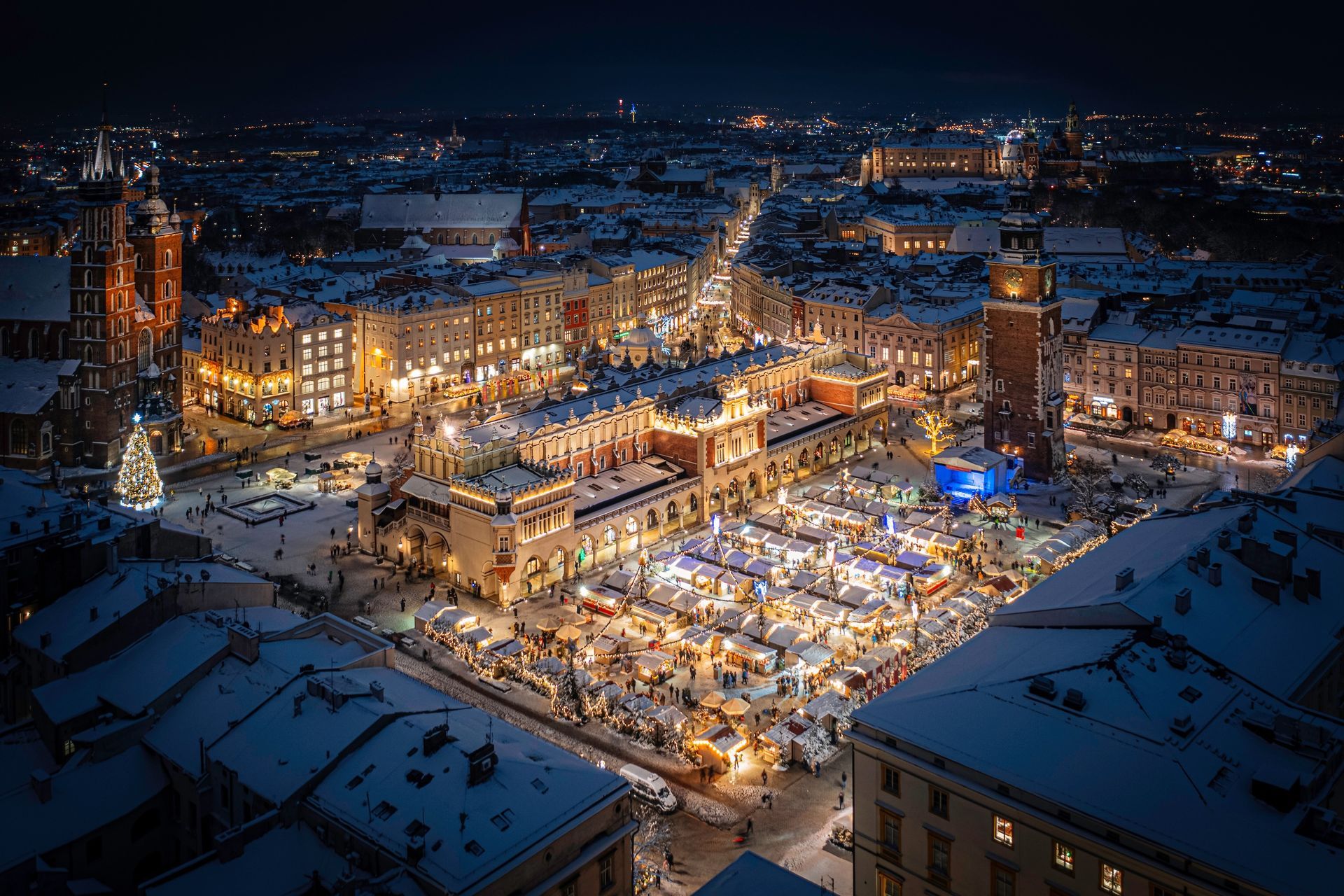 Christmas market in Krakow