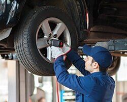 Replacing Car Wheel — Mechanical Repair in Millcreek, UT