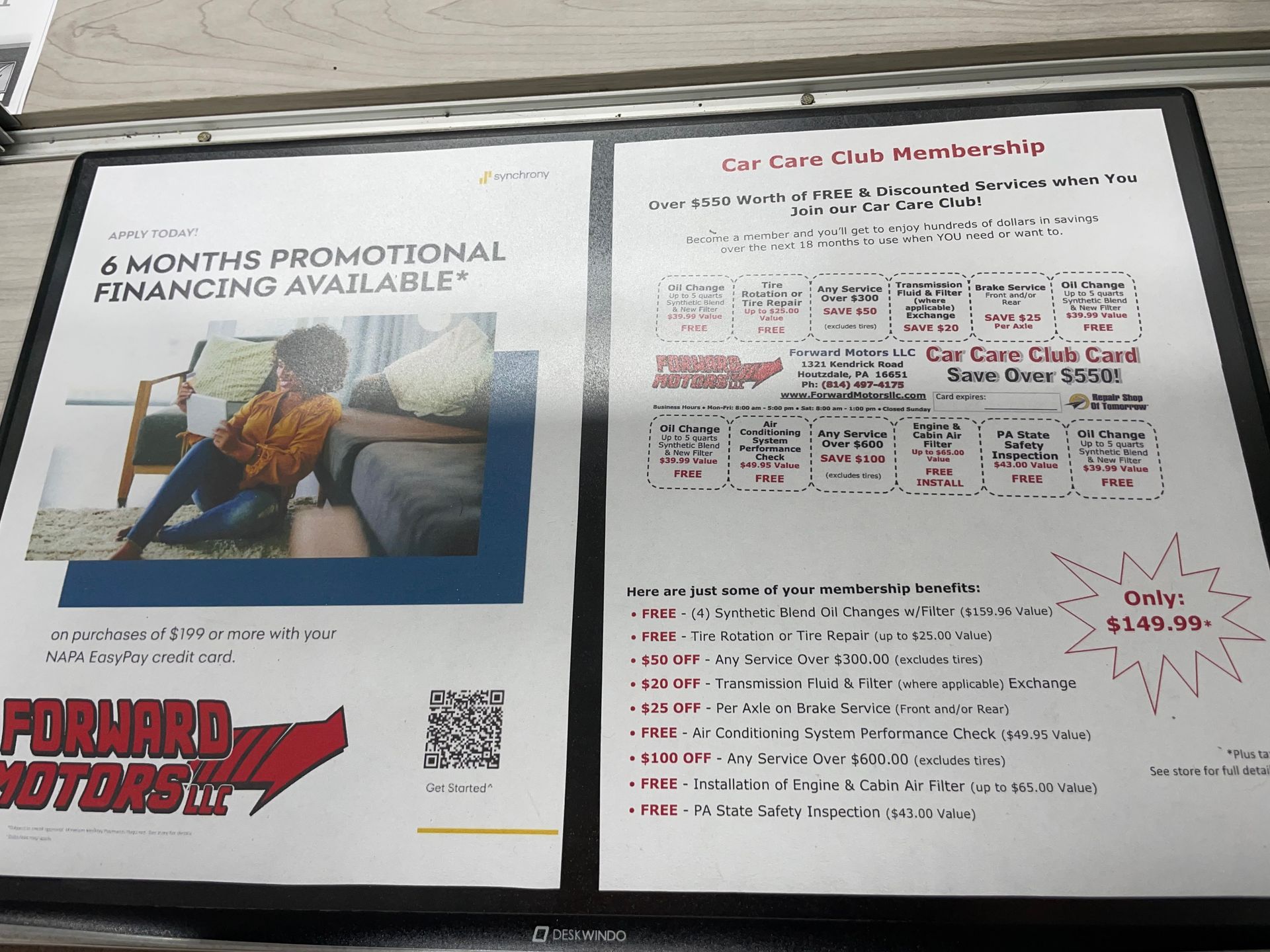 Club Membership | Forward Motors