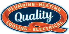 The logo for quality plumbing heating cooling and electrical