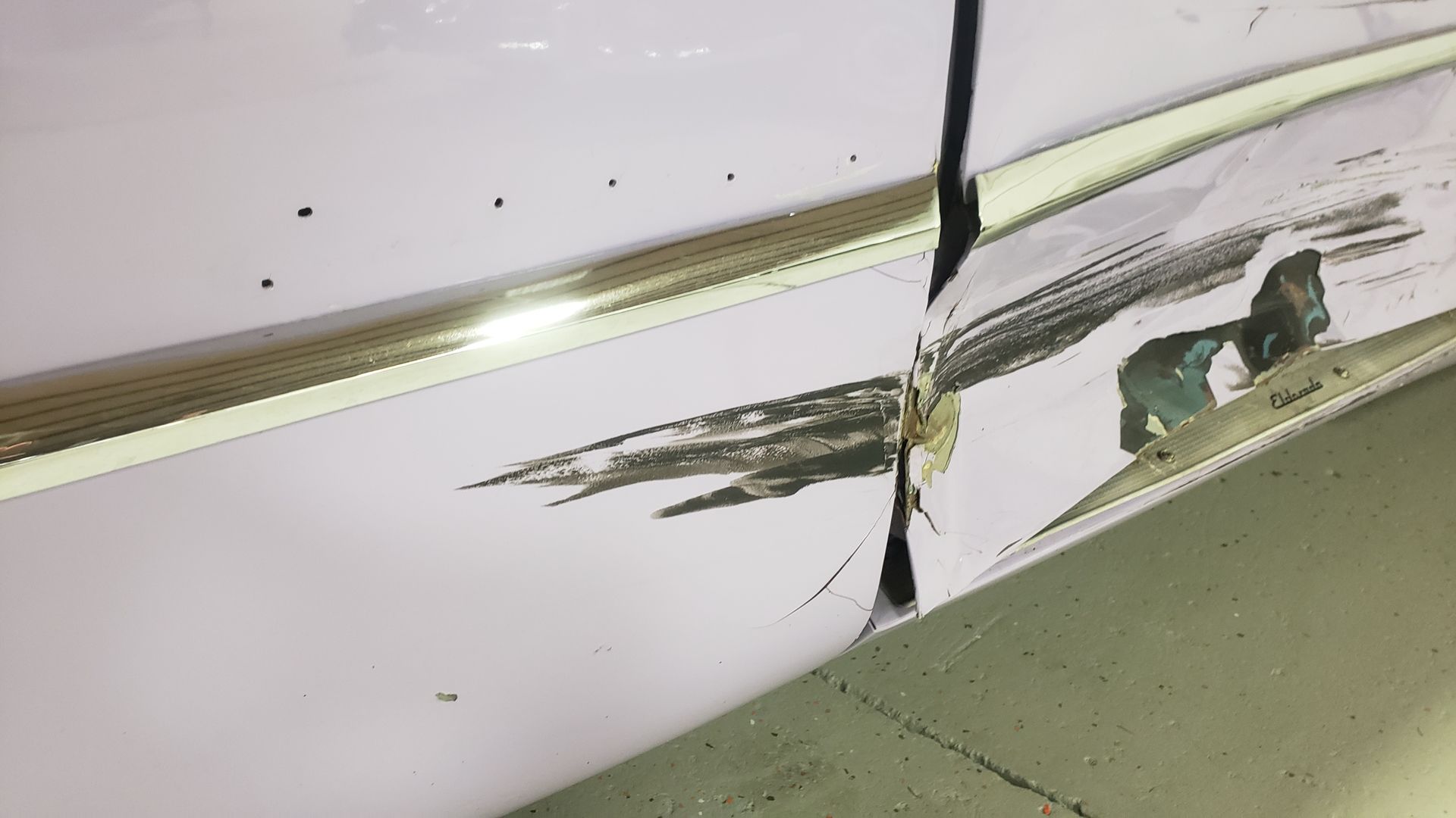 1955 Cadillac Convertible Collision Repair
