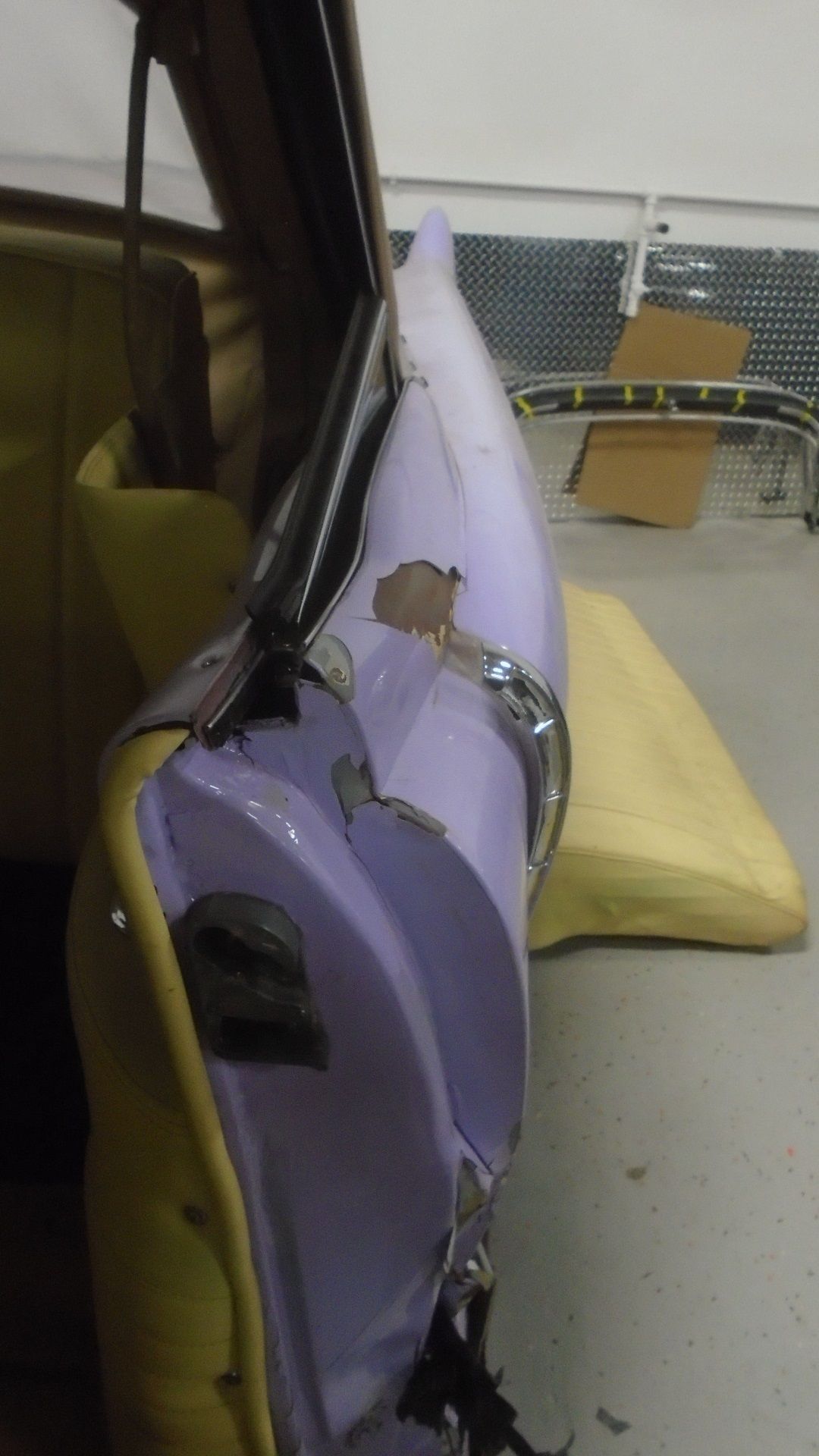 1955 Cadillac Convertible Collision Repair
