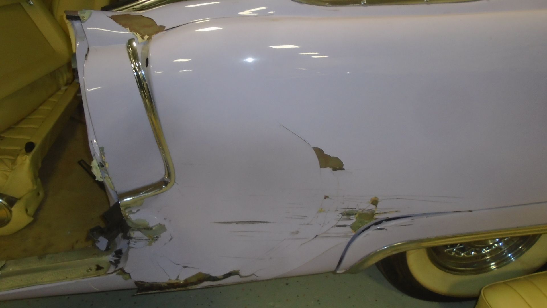 1955 Cadillac Convertible Collision Repair
