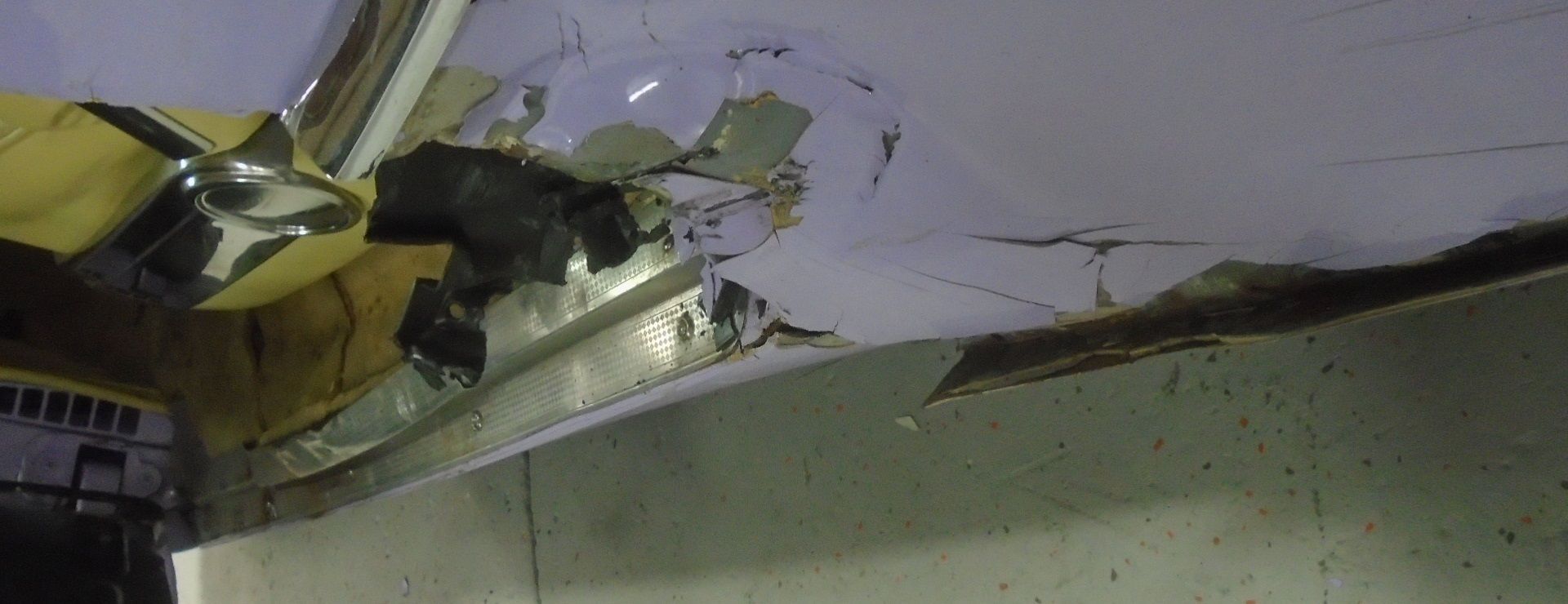 1955 Cadillac Convertible Collision Repair
