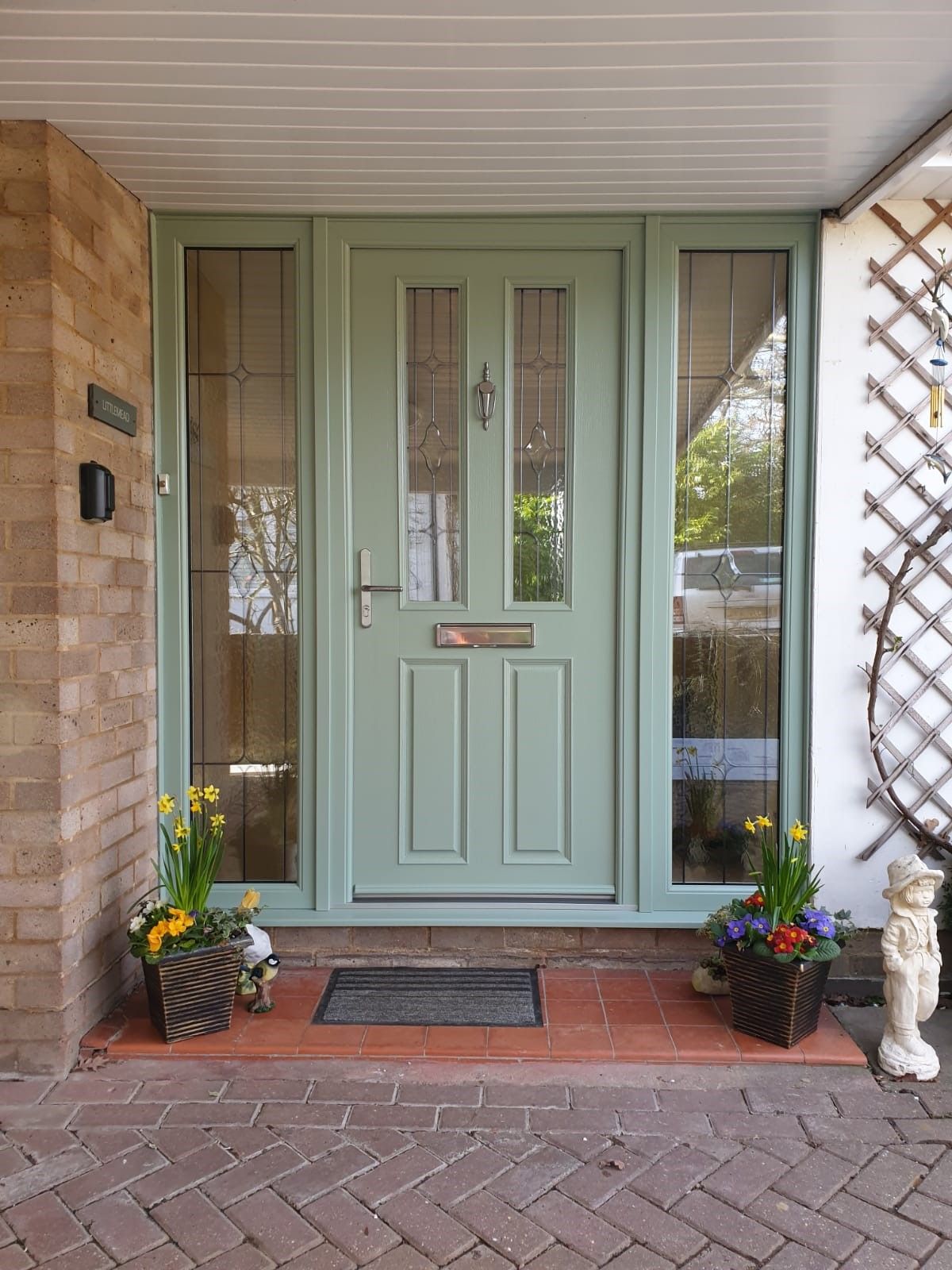 Composite front door