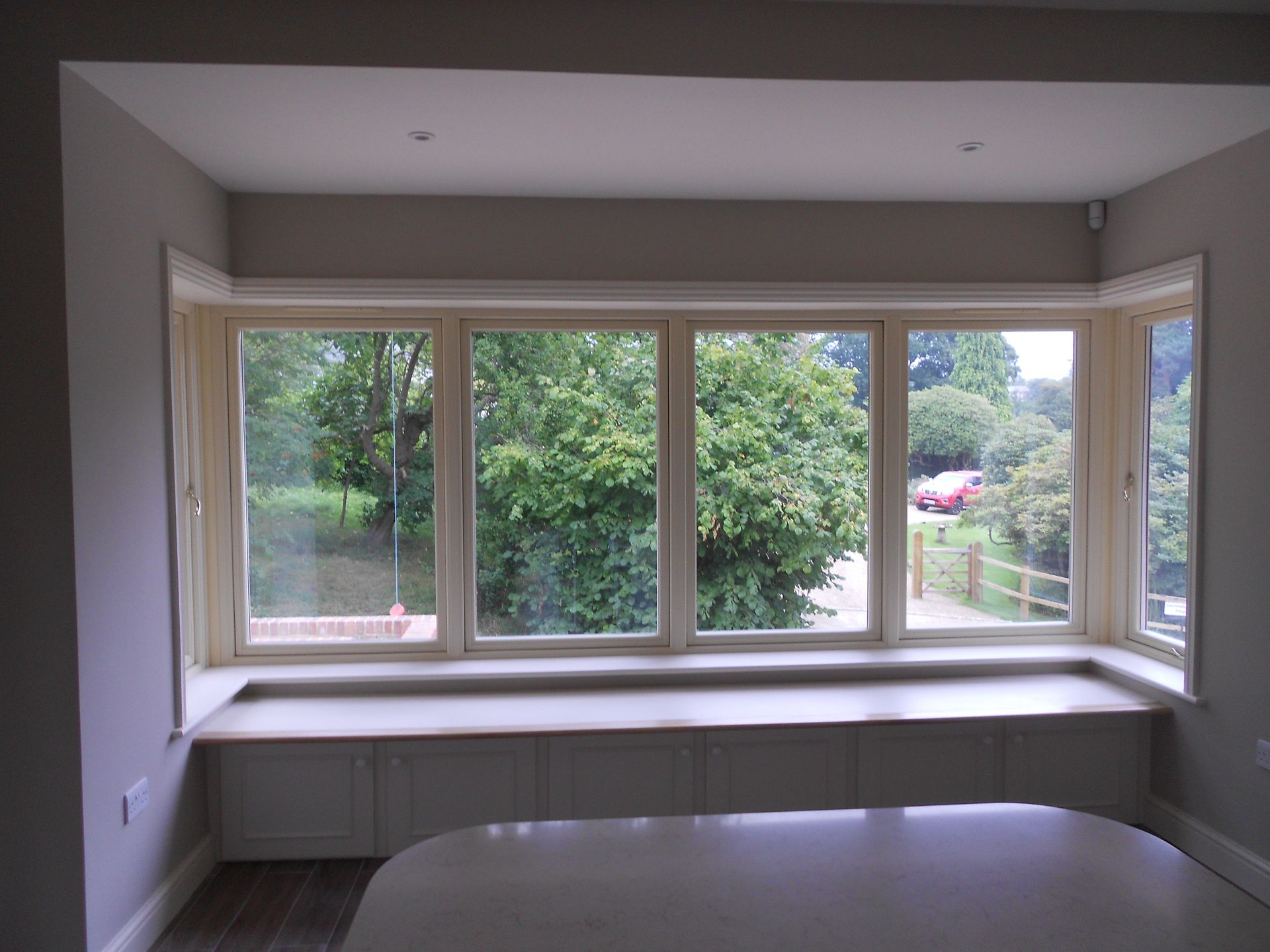 interior view of harwood windows