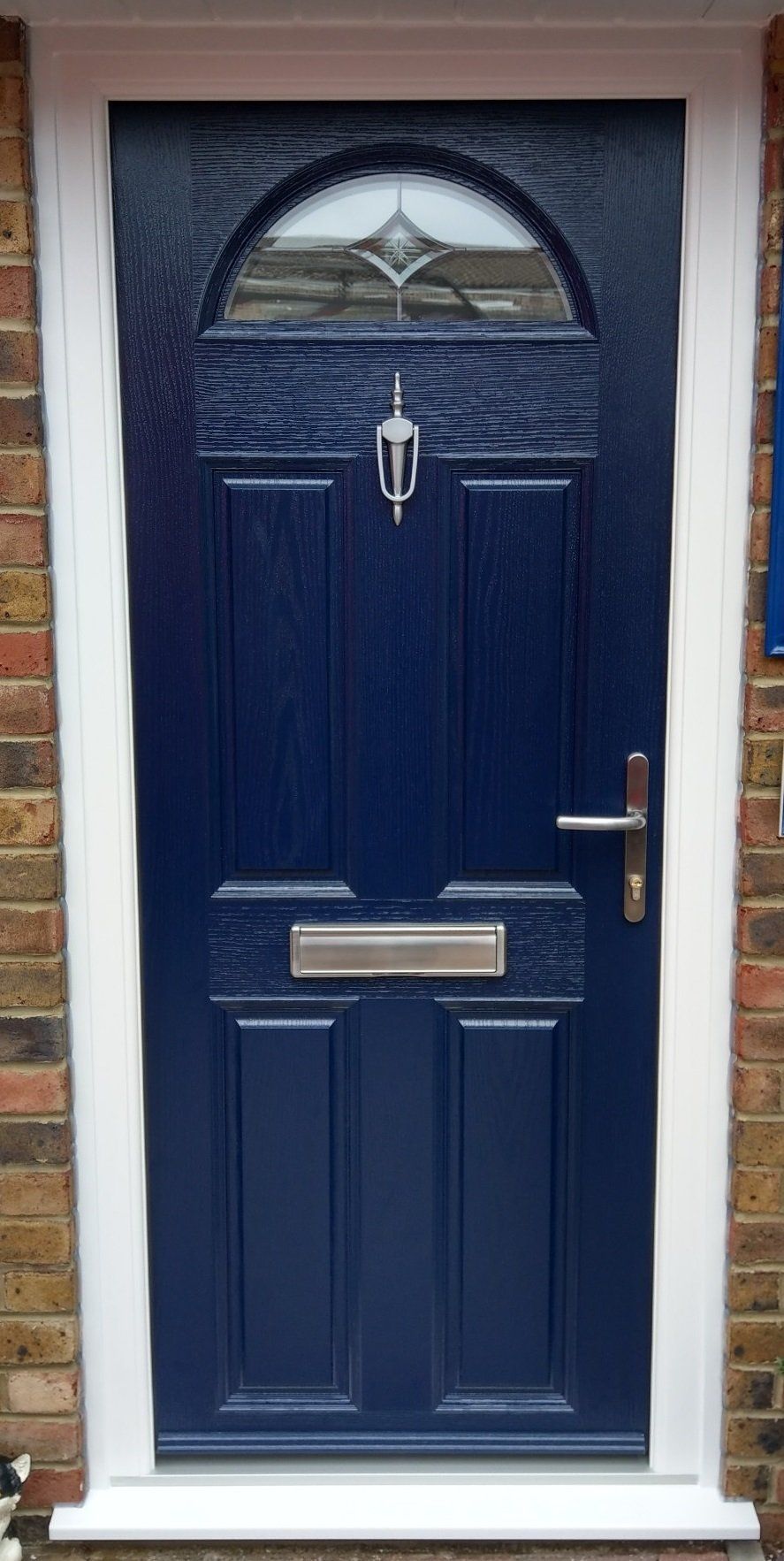 front door dark blue