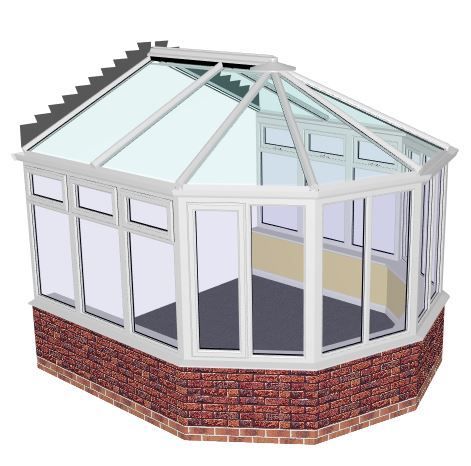 computer drawing of a victorian conservatory style