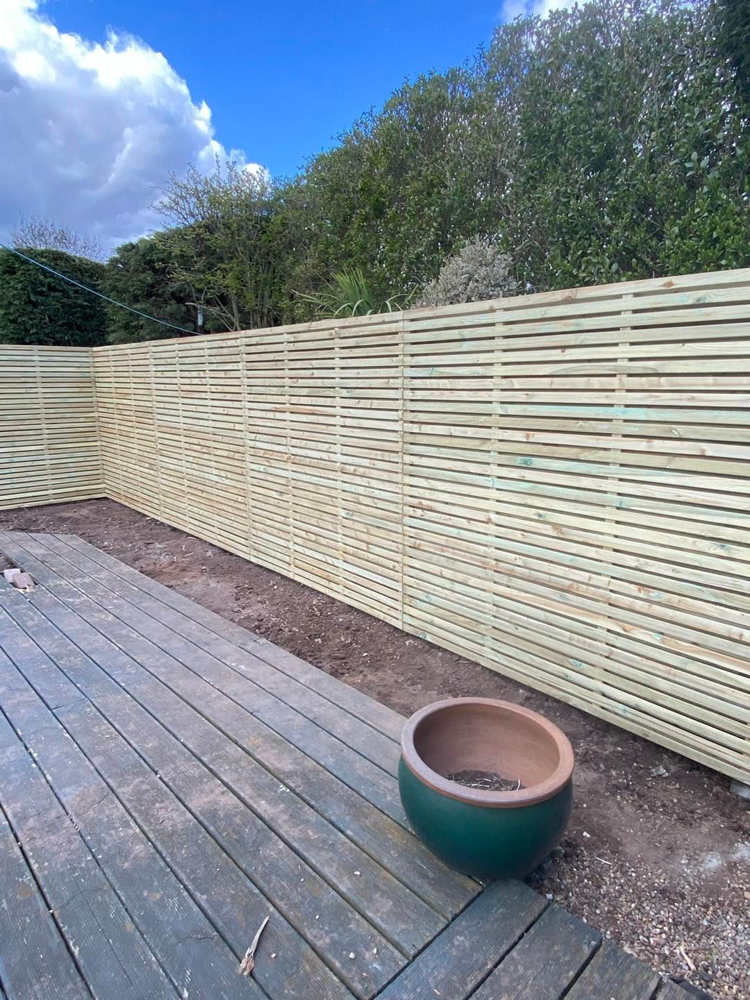slatted fencing in Coventry