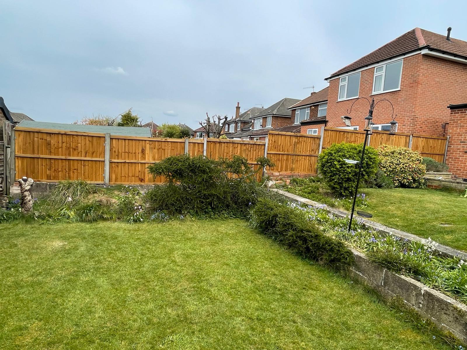 garden fencing in Coventry
