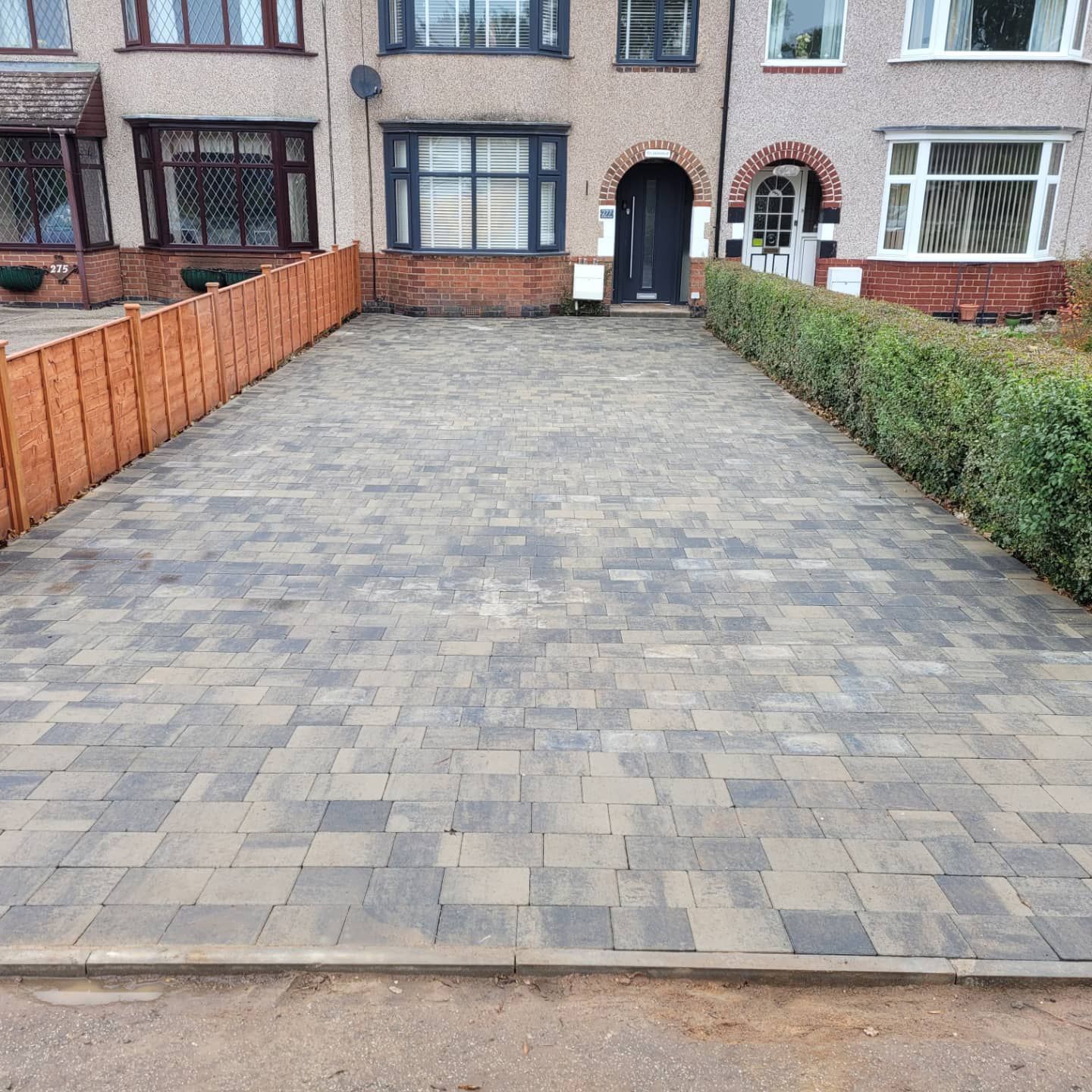 DNA Landscapes Rugby block paving driveway