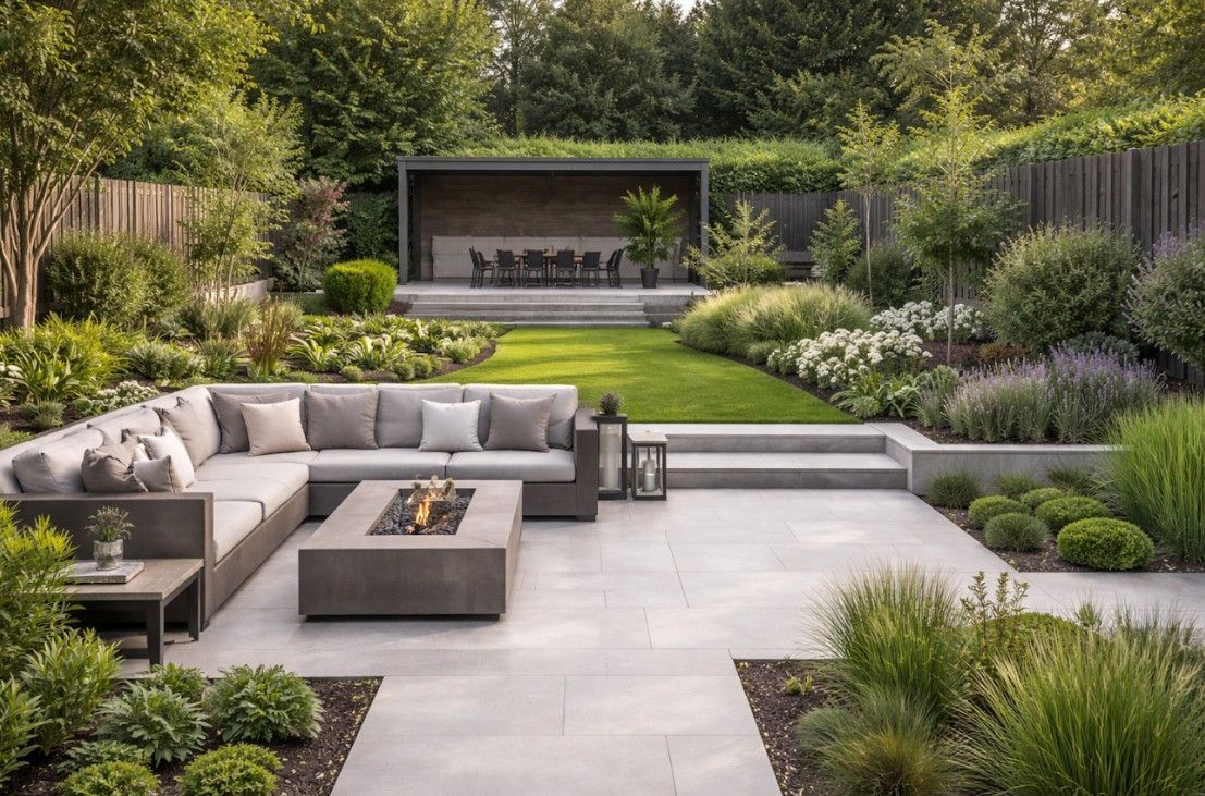 garden design on an ipad