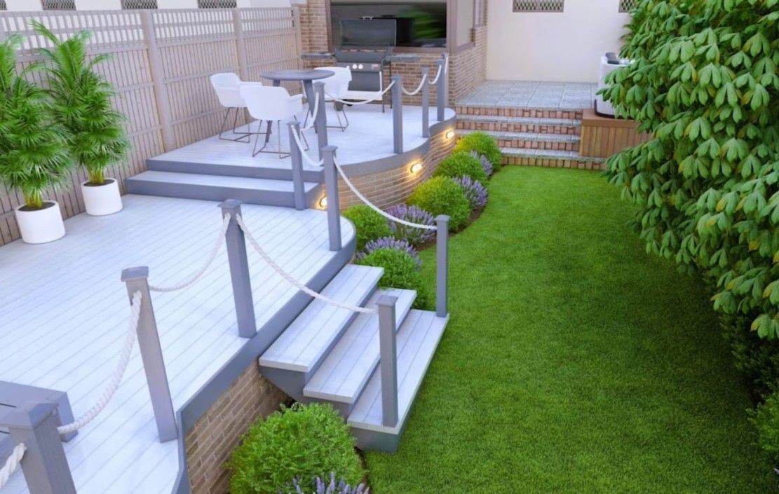 DNA Landscapes 3D render of the garden design in Galley Common, nuneaton