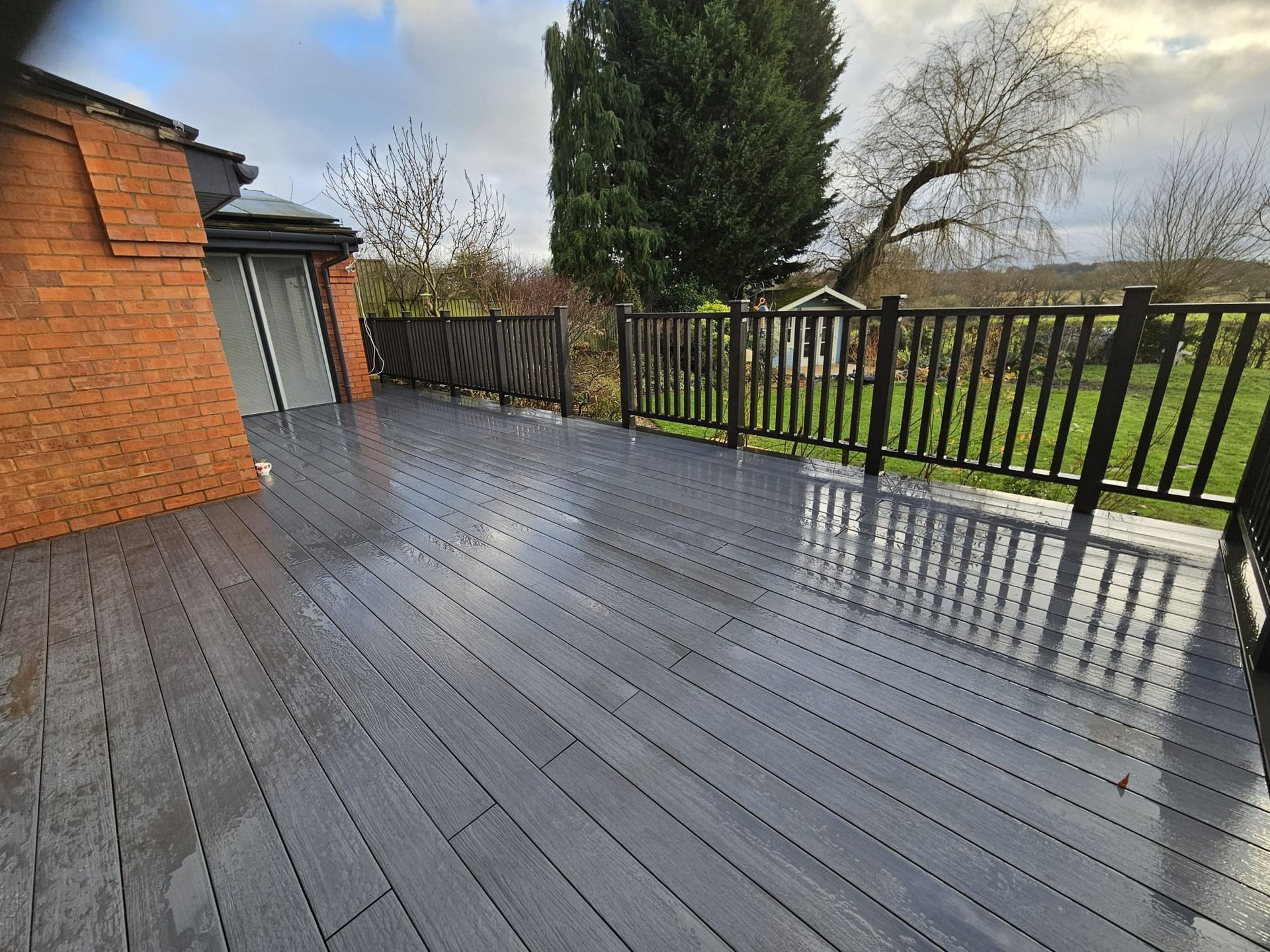 DNA Landscapes Coventry Composite decking installation in Coventry