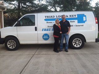 Triad Lock & Key work van & locksmith