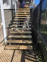 Wooden Stairs — Alcando Renovations & Maintenance In Taree, NSW