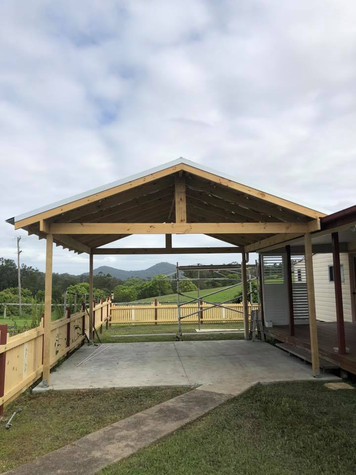 Wooden Pergola — Alcando Renovations & Maintenance In Taree, NSW