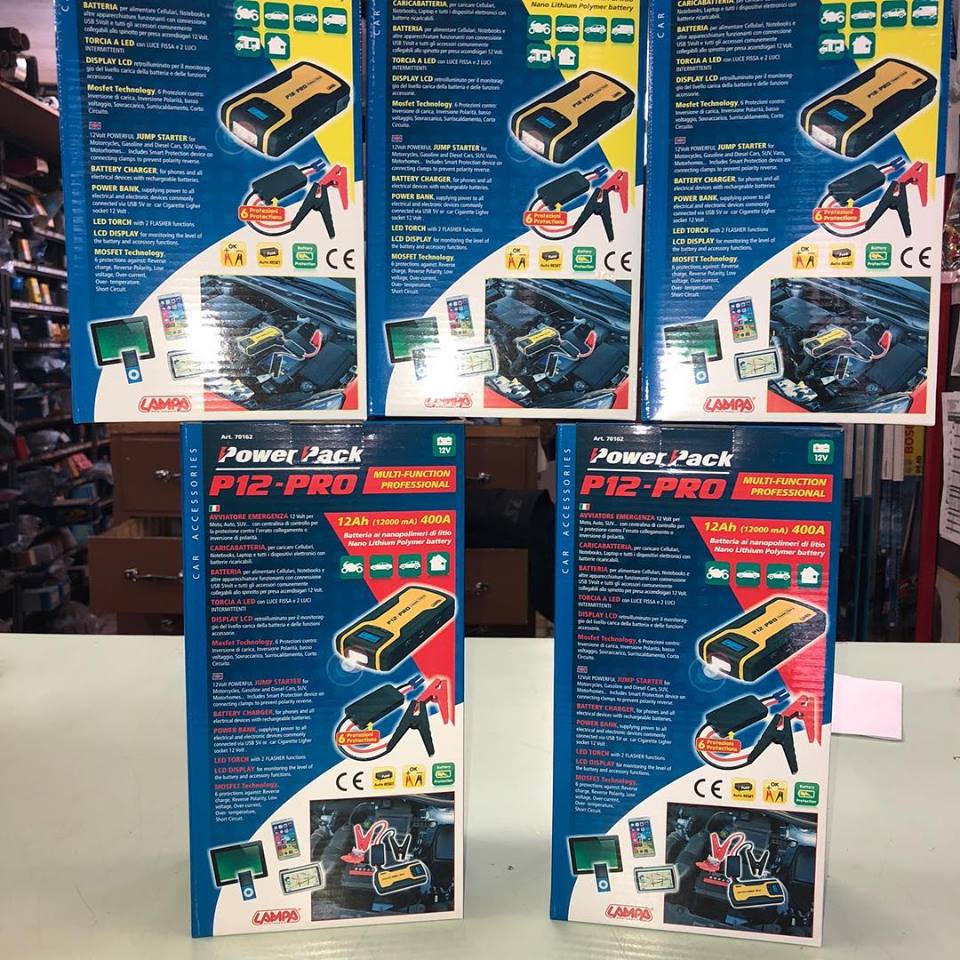 Accessori batteria macchina