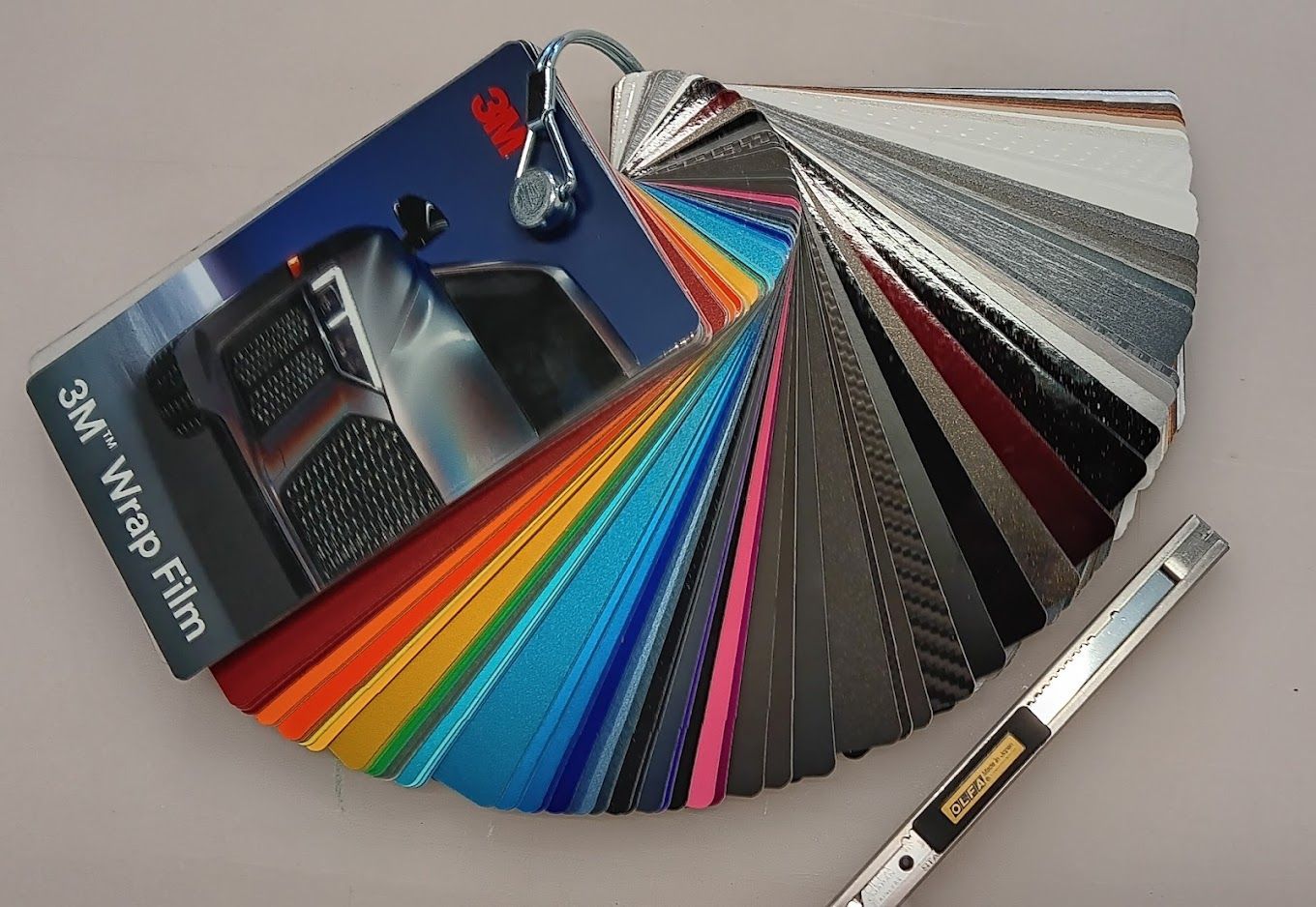 3M Wrap Film Samples