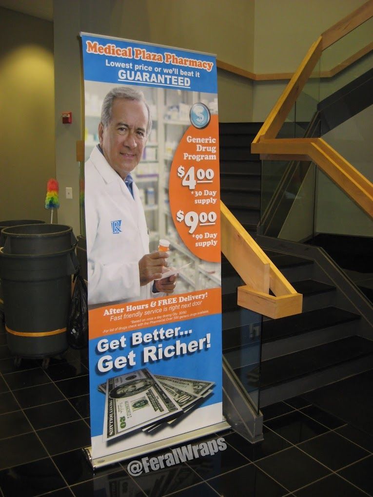 A sign that says get better get richer on it