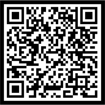 A black and white qr code on a white background.