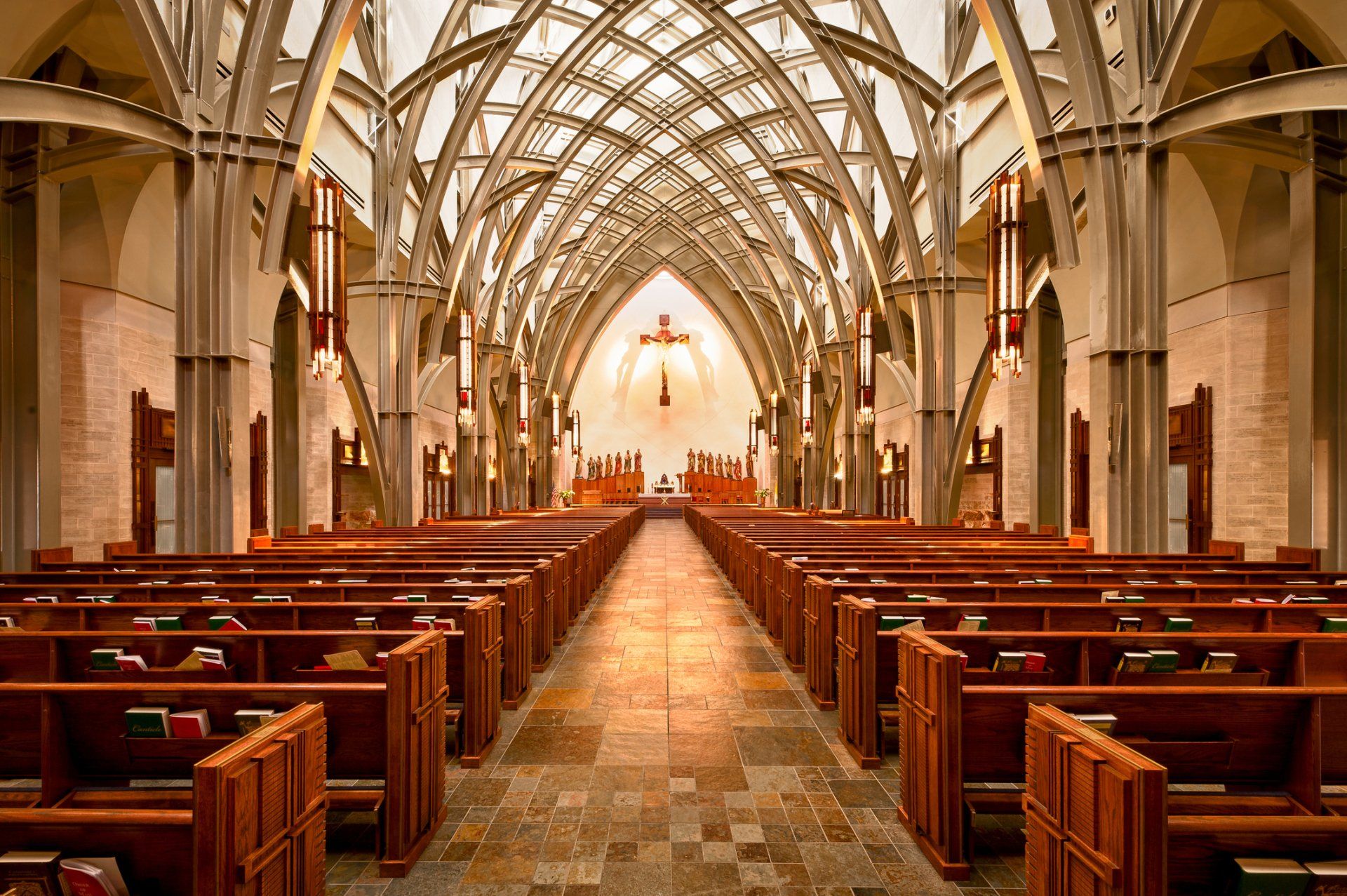 Bozeman Painting Contractor — Interior Of Contemporary Cathedral in Bozeman, MT