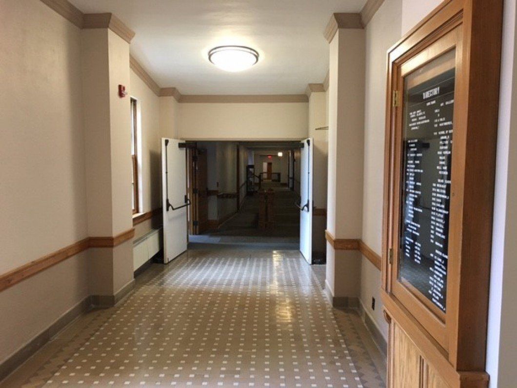 Commercial Epoxy — College Hallway in Bozeman, MT