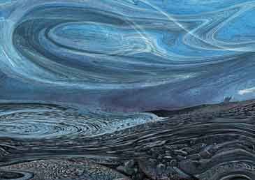 Storm Arwen by MiE Fielding. Limited edition signed print. From the book 'The Sound of a Landscape'.