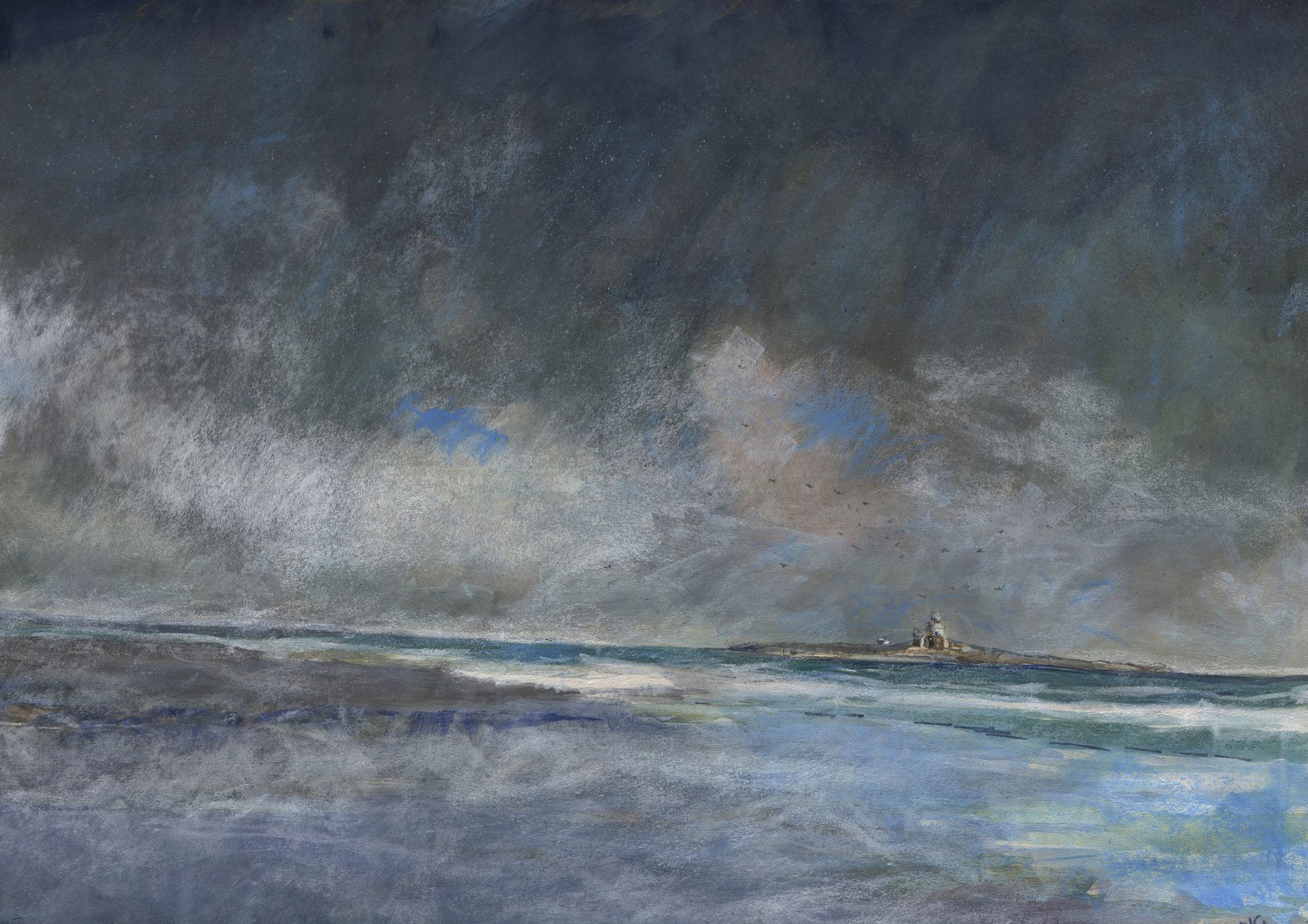 Coquet Island limited edition print by MiE Fielding. From the book 'The Sound of a Landscape'.