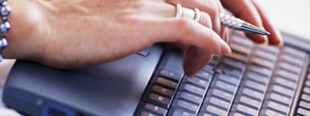 Image, Hands on Keyboard