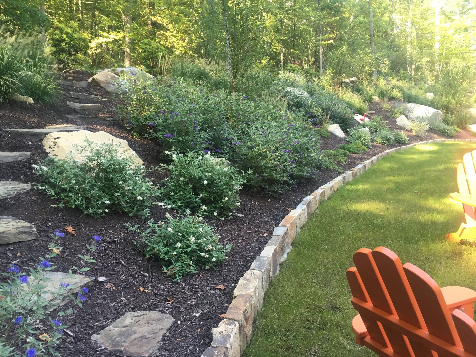 View after premier landscaping services in Bethlehem,  CT