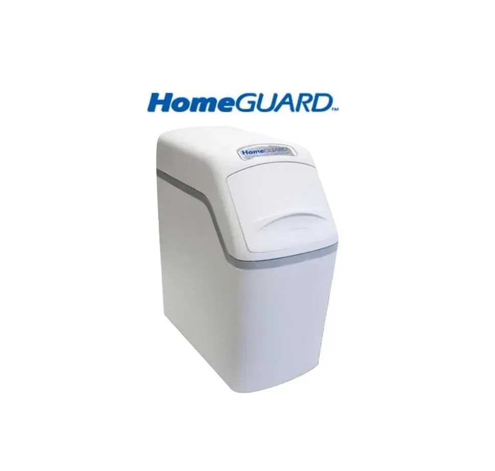 A homeguard water softener is shown on a white background.
